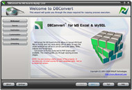 DBConvert for Excel & MySQL screenshot